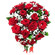 букет красных роз и гипсофилы. Беларусь