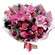 букет из роз и тюльпанов с лилией. Беларусь
